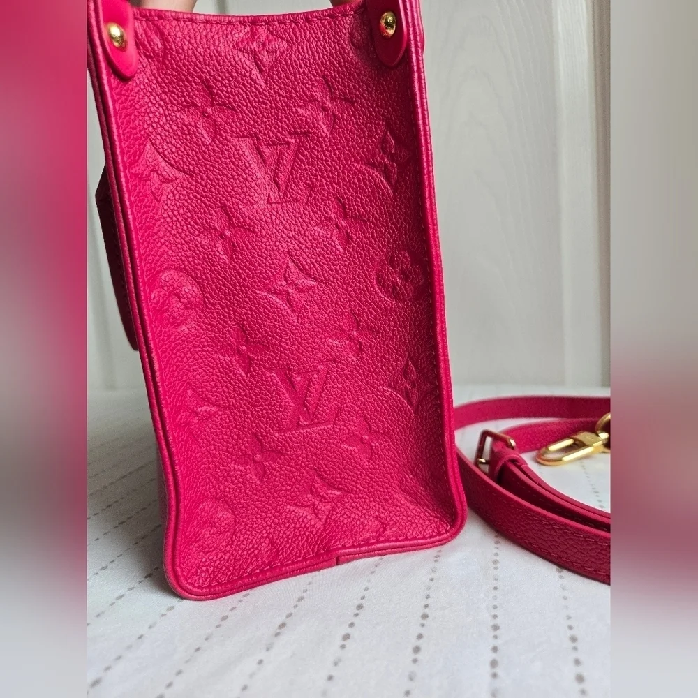 Louis Vuitton Onthego PM – Freesia Pink (Empreinte, Rare)